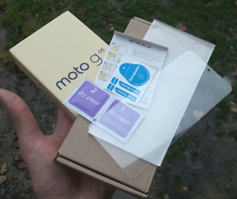 Motorola G05 4/128,nowa,gotówka+paragon,bez ryzyka blokad+szybaNaEkran