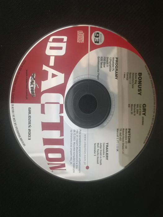 Płyta CD-Action Grudzień 2003 (wydanie 93)