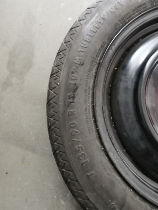 Nissan Renault koło zapasowe dojazdowe dojazdówka 16" 5x114, 3