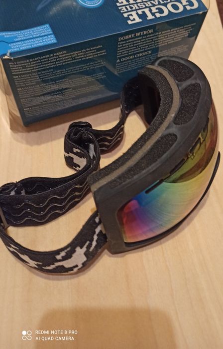 Gogle narciarskie męskie