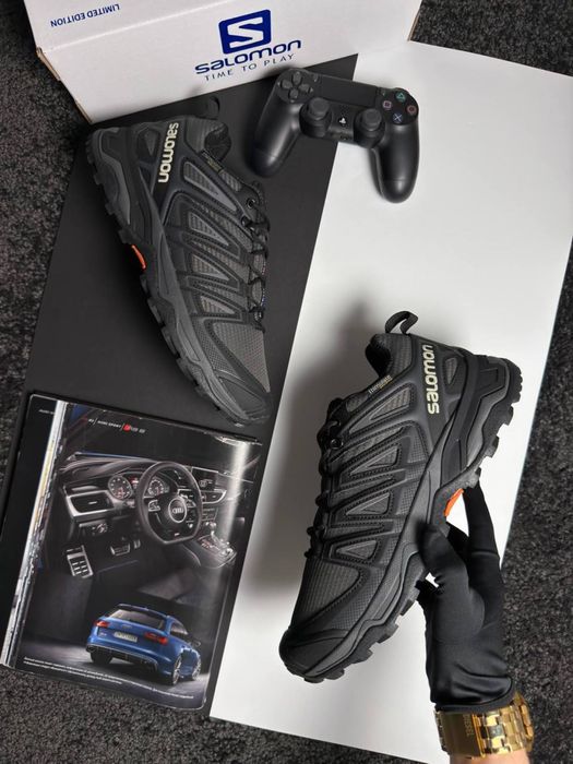 Мужские кроссовки саломон Salomon Speedcross Pro Thinsulate Grey Black [41-46]