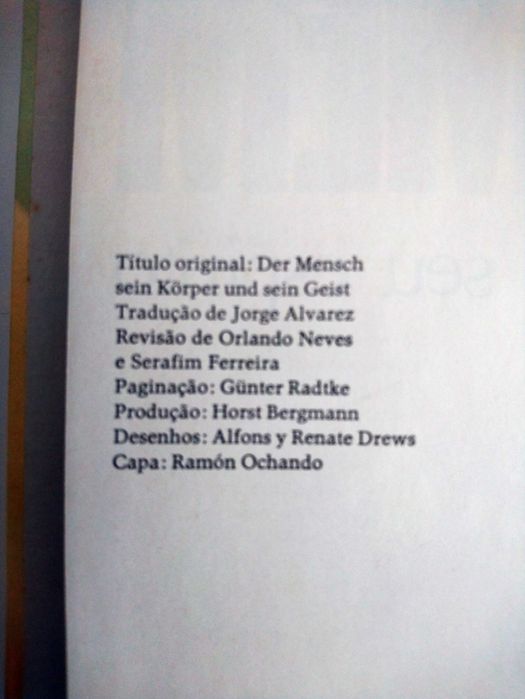 Livro - O Homem, o seu corpo e o seu espirito