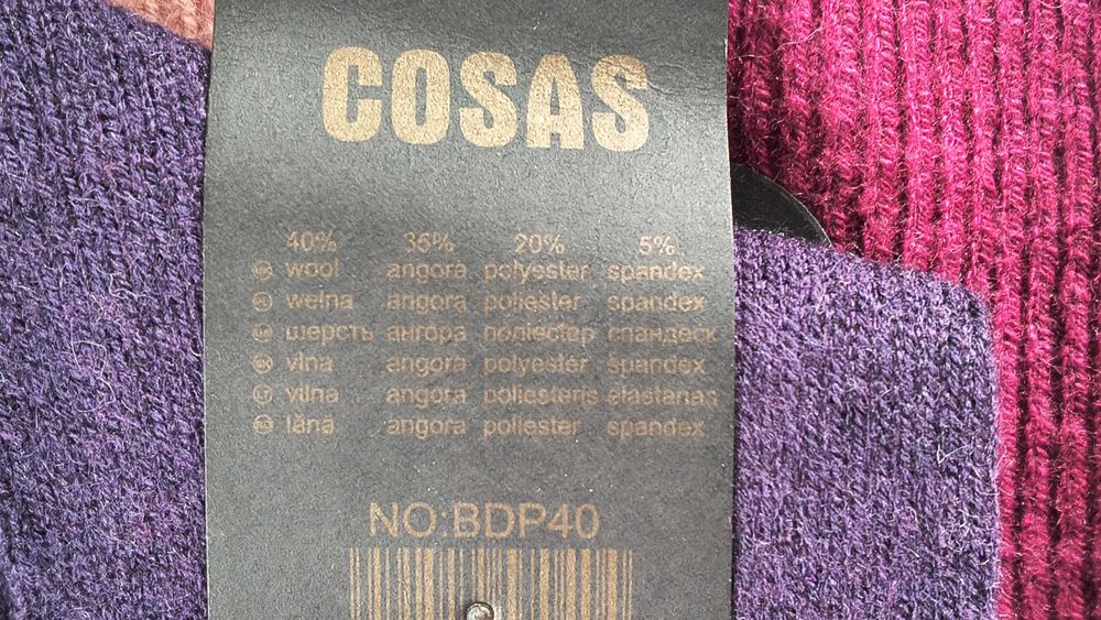 Skarpetki damskie wełna angora Cosas 35-38