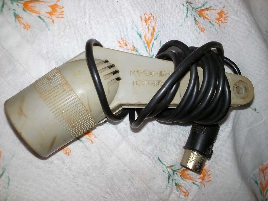 1979г. з-д Октава. микрофон МД-200-IIIА-L ГОСТ 6495-73