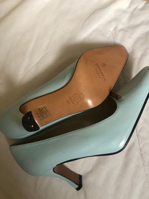 Buty czółenka Nina Ricci pełnoskórzane nowe 39/-80% ceny