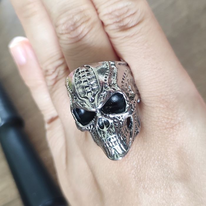 Sygnet męski z czaszką rozmiar 26