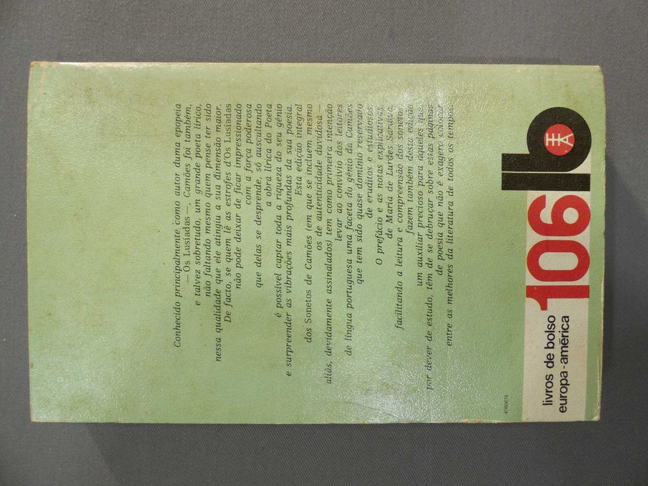 Livro Camões Sonetos