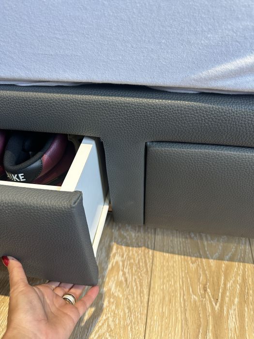 Cama 190x90 com 2 gavetoes + colchão