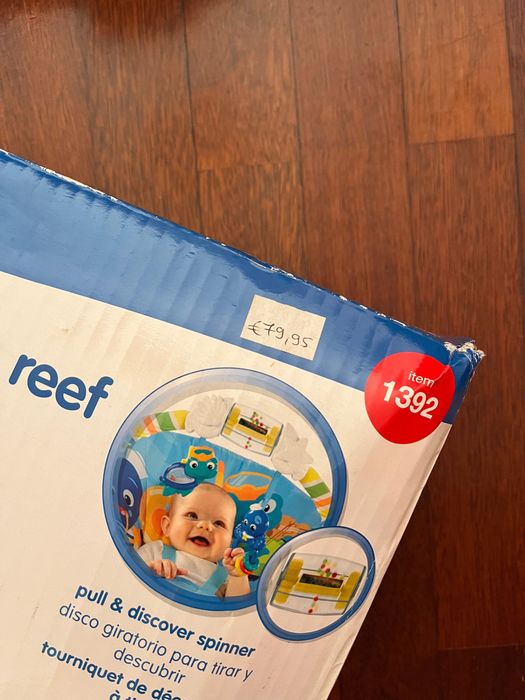 Espreguiçadeira de bebe com musica e vibracao
