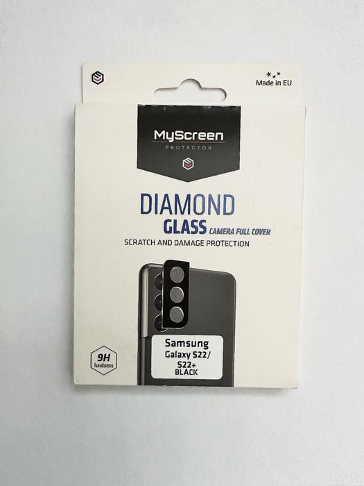 Szkło Diamond Glass na aparat Samsung Galaxy S22+ - czarne