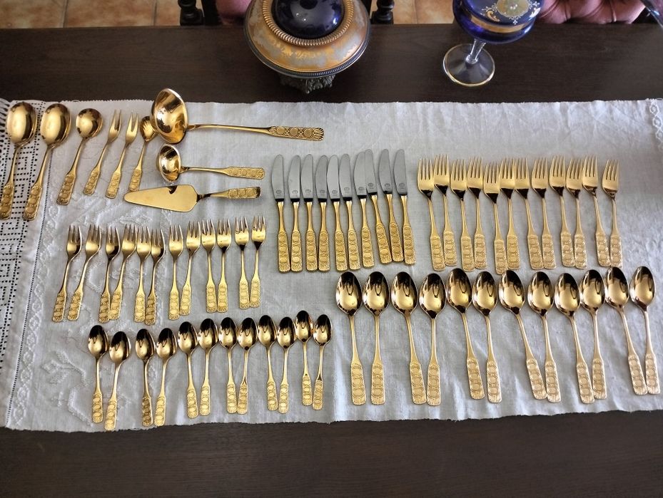 Faqueiro banhado a ouro 24k453338973508085760