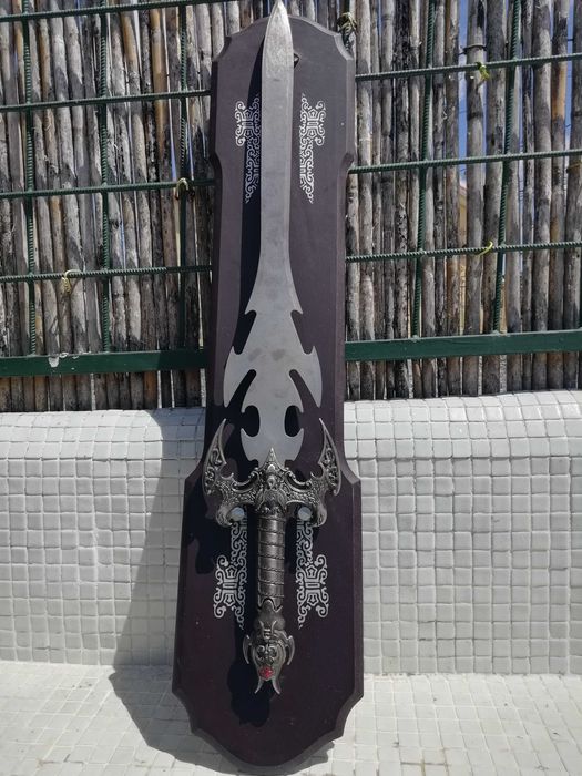 Espada Muito Antiga C Suporte Fixar na parede já Colecção