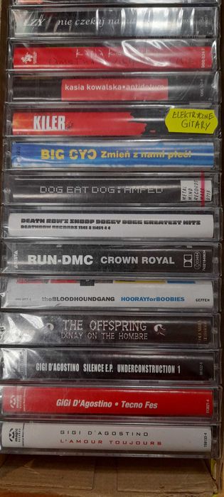 Kasety Płyty Polski Rap Eminem Peja Molesta Smerfy Metallica Disco