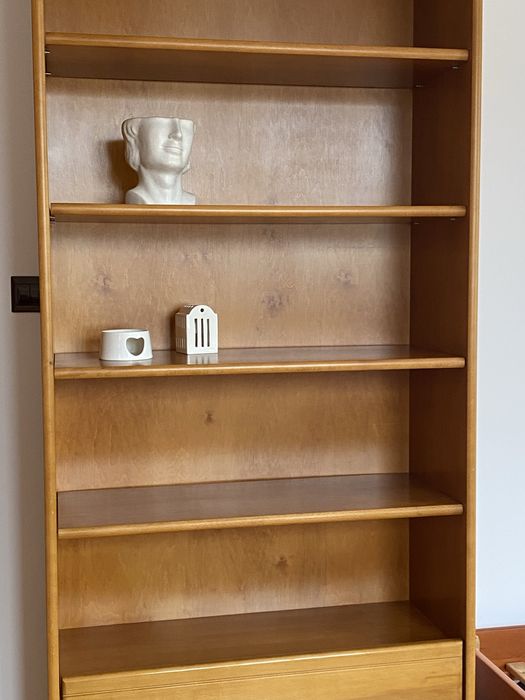 Biblioteczka - Swarzędz, Szwarzędzkie Fabryki Mebli, drewno olcha