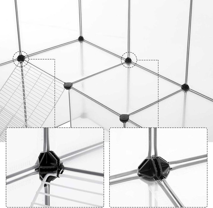 DUŻA Zagroda modułowy wybieg dla psa królika świnki morskiej - WYSYŁKA