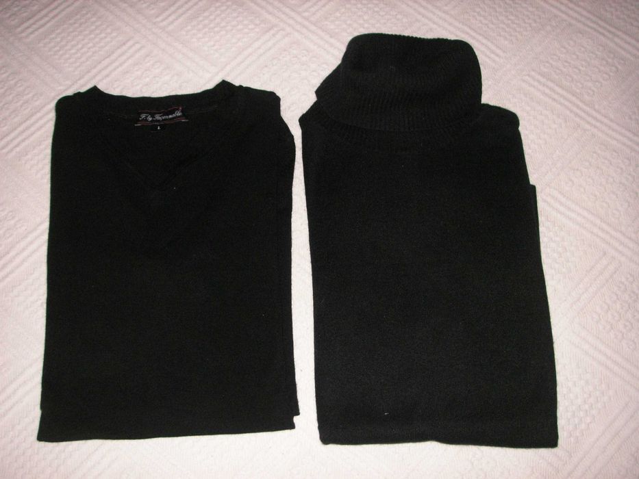 T Shirt Façonnable e Camisola Gola Alta Zara