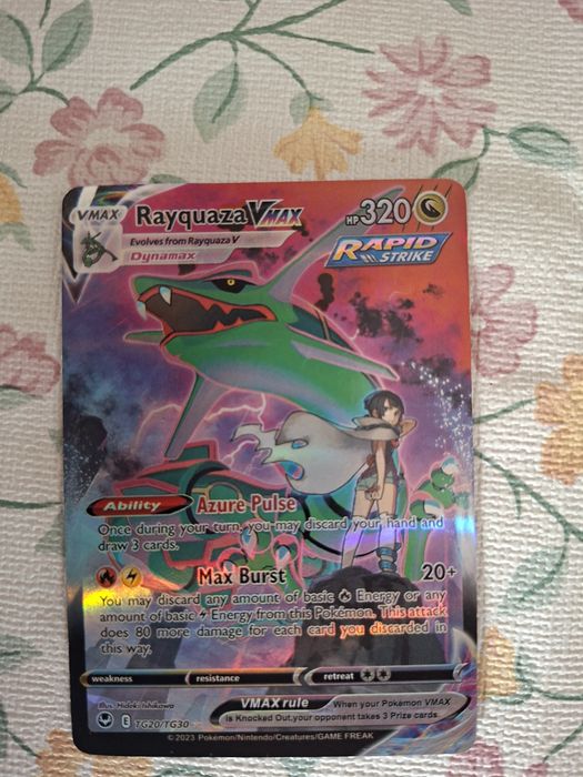 Carta pokemon rayquaza
