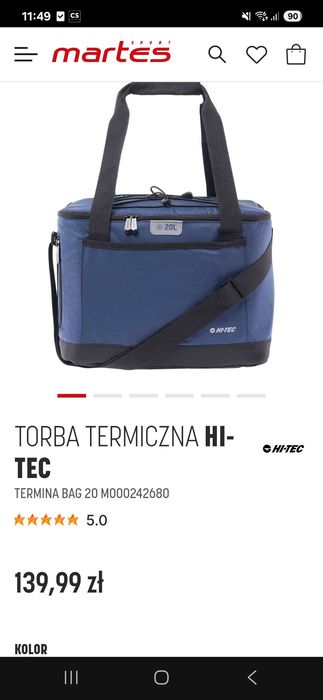 Nowa torba termiczna 20 Litrów