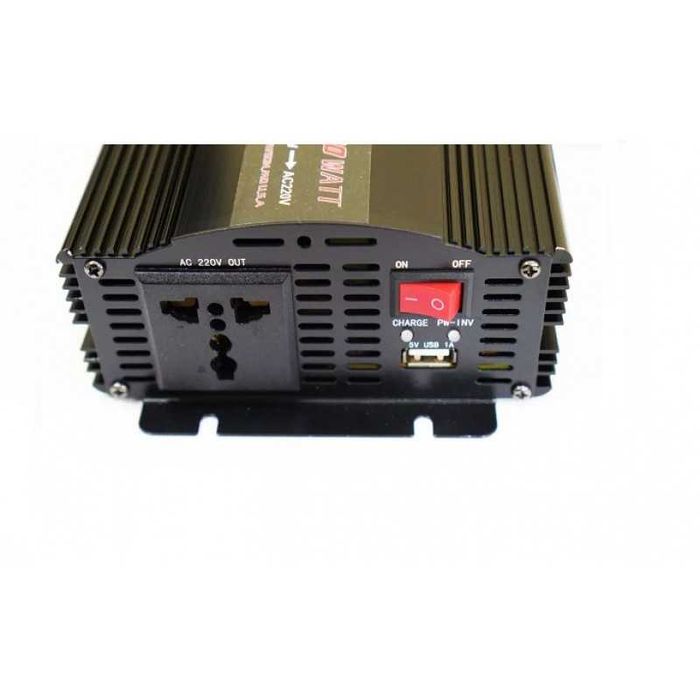 Инвертор (преобразователь напряжения) 12в-220в с зарядкой, 1300w