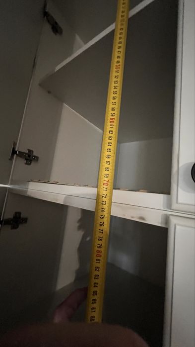 Szafa biała wysoka 280 cm z ekspozycji