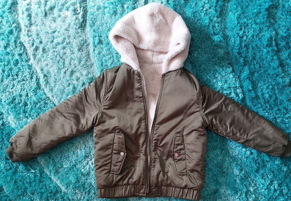 Kurtka Zara 164 dwustronna 13-14 lat pilotka