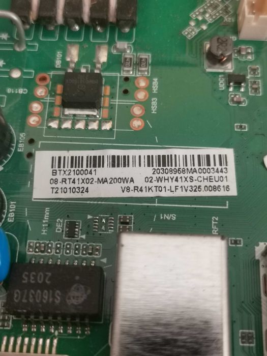 Mainboard TCL 32S615   TPD.RT2841.PB775