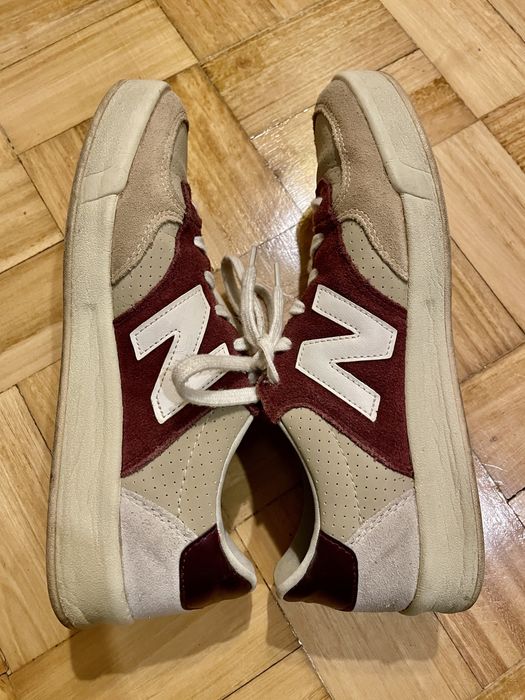 Sapatilhas new balance - bege e bordeaux
