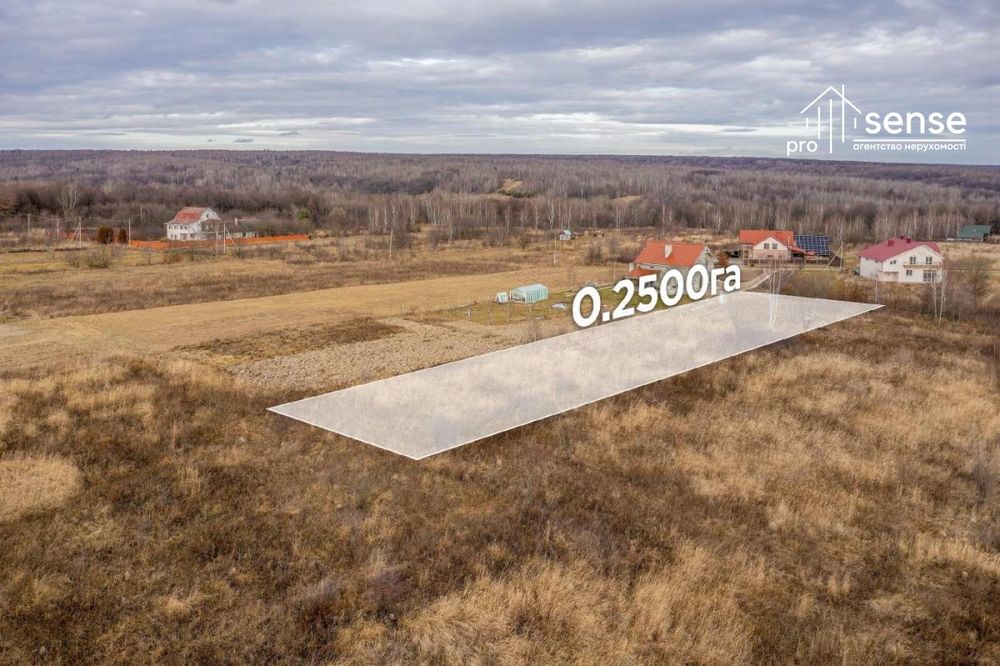 Ділянка 25сот. під будівництво с. Посіч