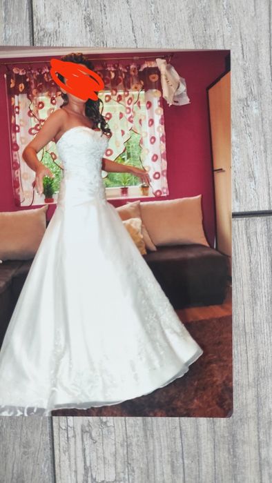 Suknia ślubna z terenem