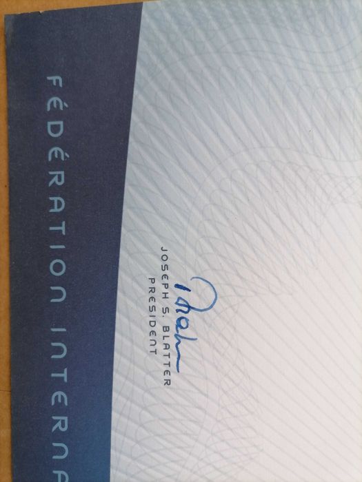 Único! Diploma Oficial da F.I.F.A. 4ºLugar PORTUGAL Mundial 2006 48x38