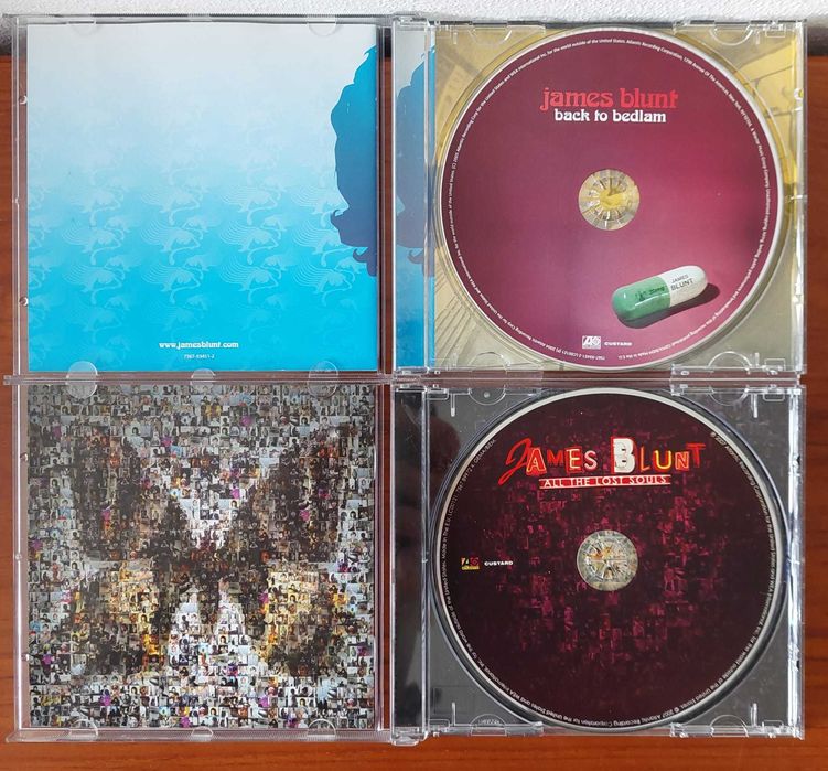 Lote 4x CD's James Blunt James Morrison Mike Posner