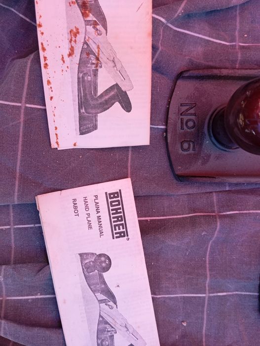 Plainas antigas e garlopas mas estão novas