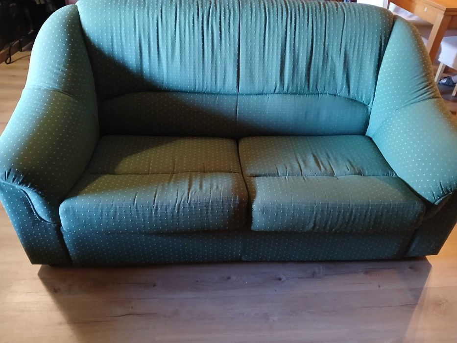 Sofa-cama verde optimo estado