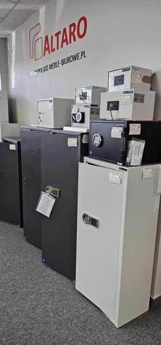 Sejf ognioodporny 60min • zamek ELEKTRONICZNY • na BROŃ, gotówkę, 30EL • kolory :  JASNY POPIEL   lub    GRAFIT CIEMNY