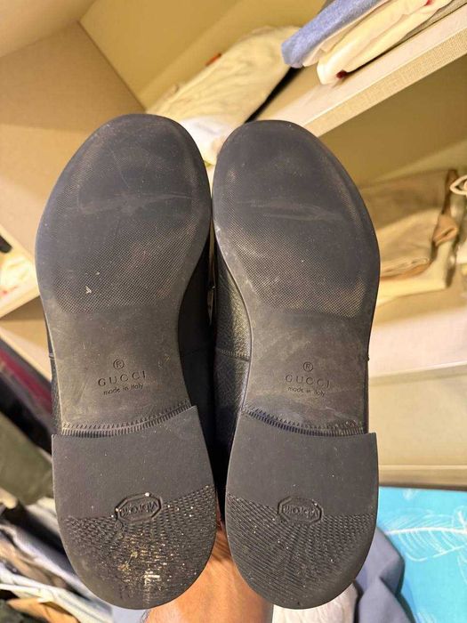 лофери шкіряні чоловічі GUCCI Web Horsebit Jordaan