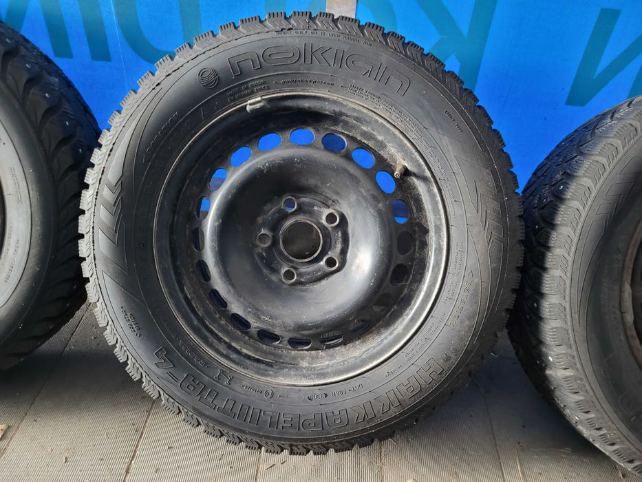 5x112 felgi stalowe komplet opony zimowe 205/65/R15