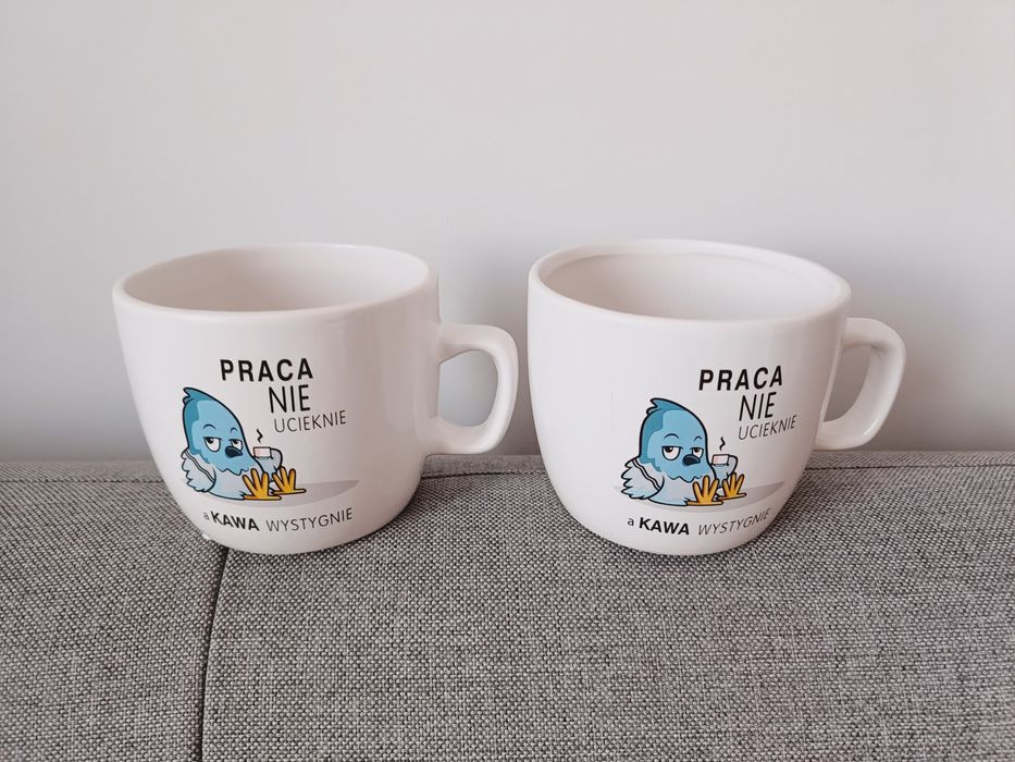 Doniczki ceramiczne na kwiatki, dwie sztuki, jak nowe