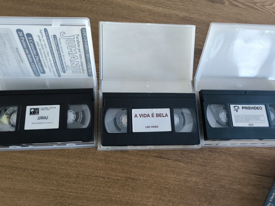 Filmes VHS - Jumanji, Vida é Bela