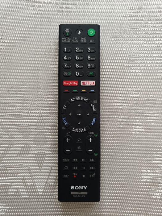 Pilot tv SONY (RMF-TX200E) z funkcją głosowego sterowania orginalny