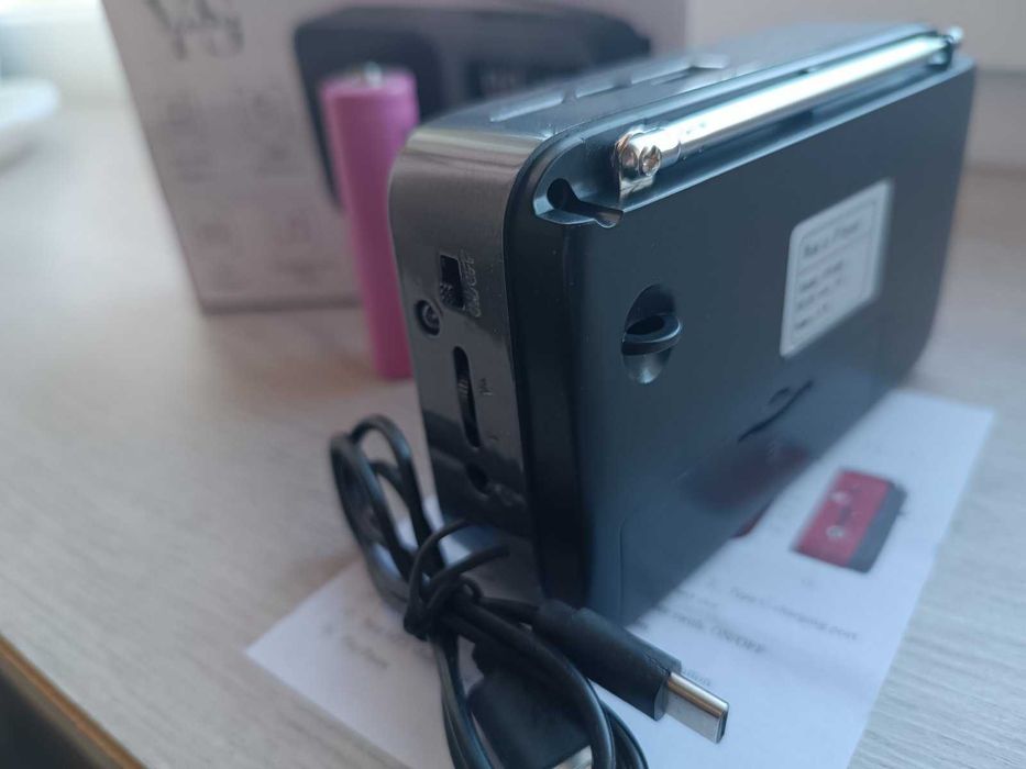 Портативний FM-радіо Bluetooth 5.0,  MP3-плеєр,TF-карти, USB НОВЕ
