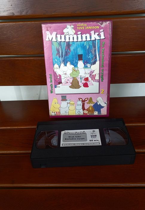 Kasety vhs wideo video.  Muminki cz.2  VHS.