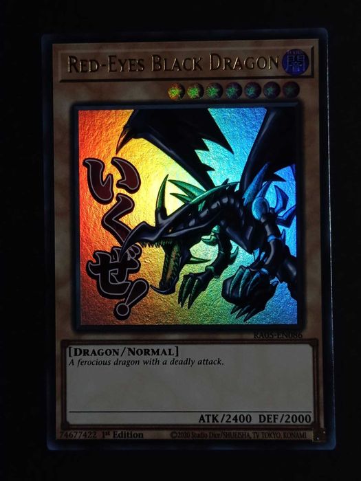 *Novo Set* Yu-Gi-Oh! 1.ª Edição 'Red-Eyes Black Dragon' (V.1 - Stramped Ultra Rare) - RA05-086 - Rarity Collection 5 - Carta de 2026