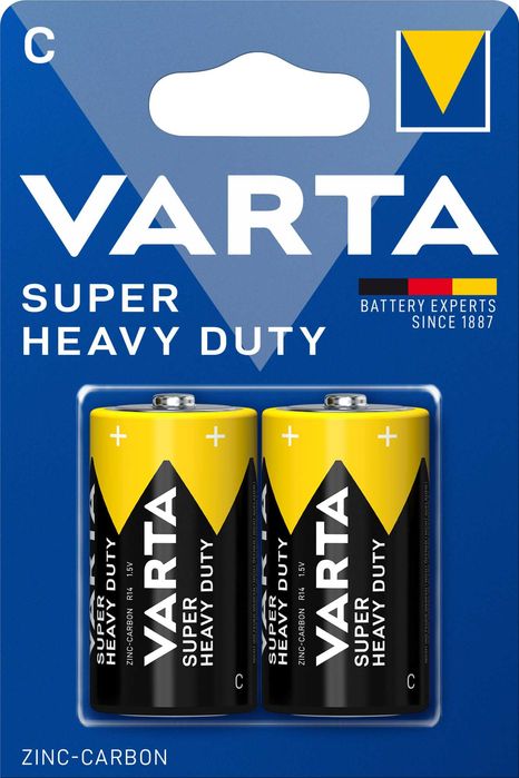 baterie cynkowe Varta R14 (typC) super heavy duty 2 szt