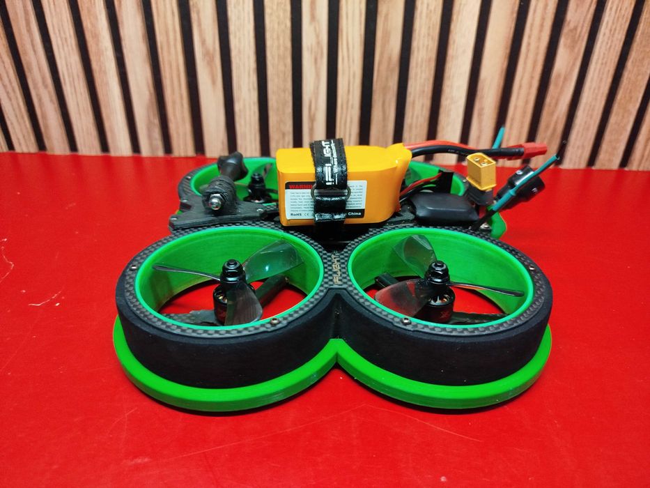Drone FPV Cinewhoop 3" iflight green hornet + Bateria 4s