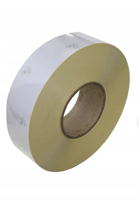 Taśma sygnalizacyjna odblaskowa SOLAS-A C038 45,7 m x 50 mm