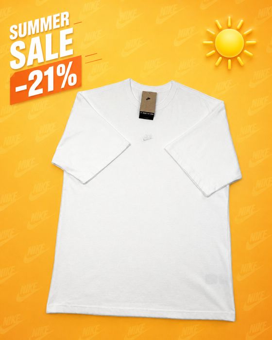 Summer Sale! Футболка Nike Premium (біла) (M, L)