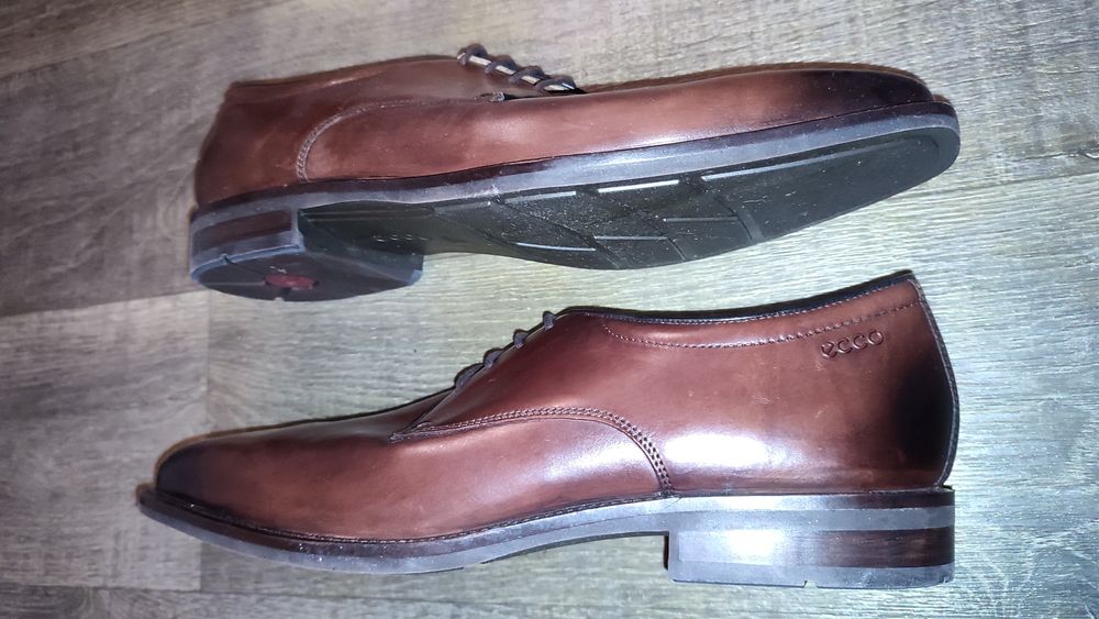 ECCO Мужские классические туфли 47 размер кожаные