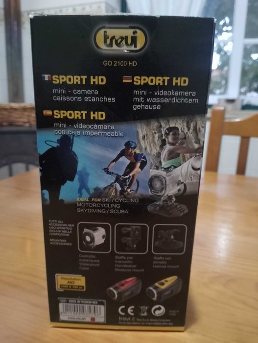 Mini sport hd video câmera