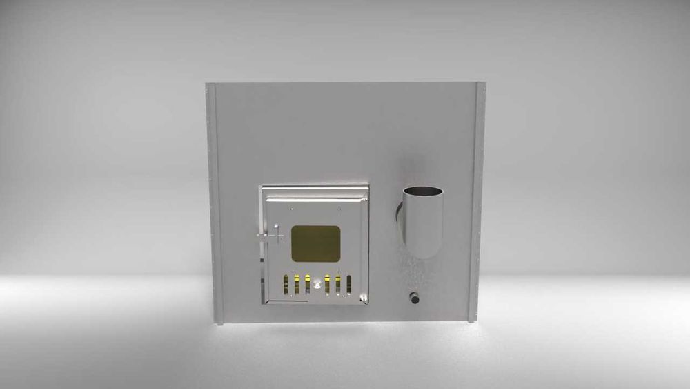 Wbudowany piec do balii 42 kW, stal nierdzewna AISI 316 od ręki