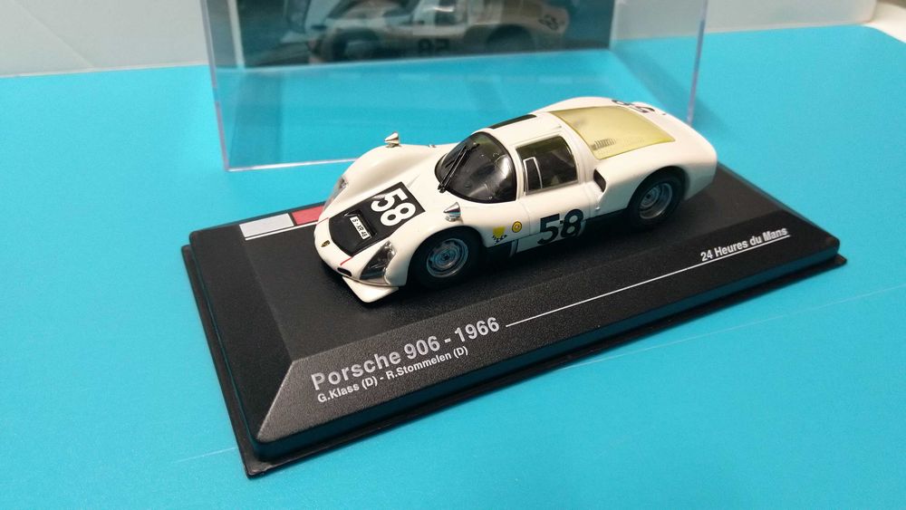 Porsche 906 #58: 24h Le Mans 1966 (Venc. Classe) - Altaya/IXO esc